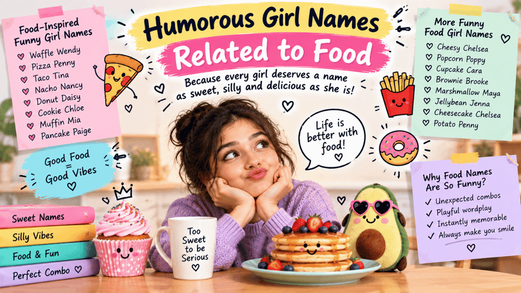 Humorous Girl Names Related to Food