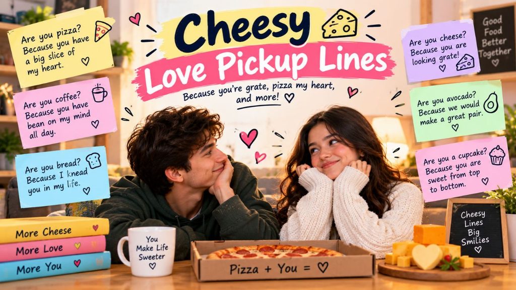  Cheesy Love Pickup Lines 