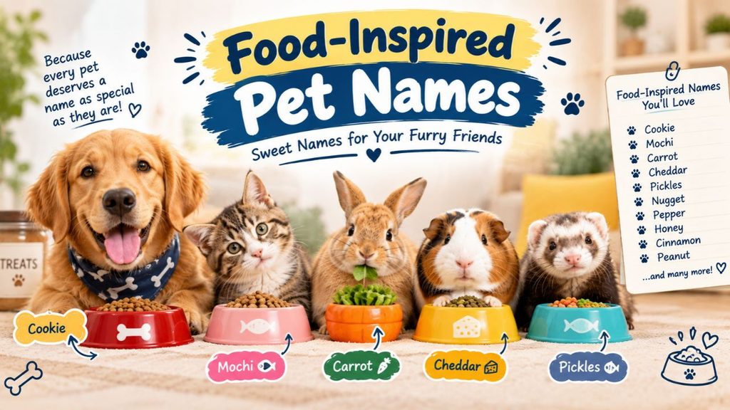 Food-Inspired Pet Names