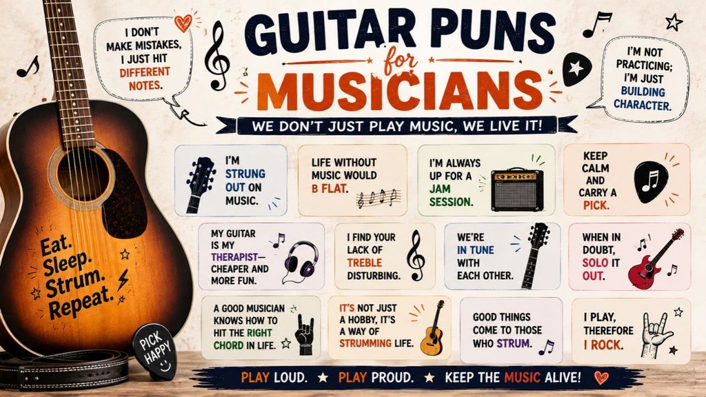 Guitar Puns for Musicians