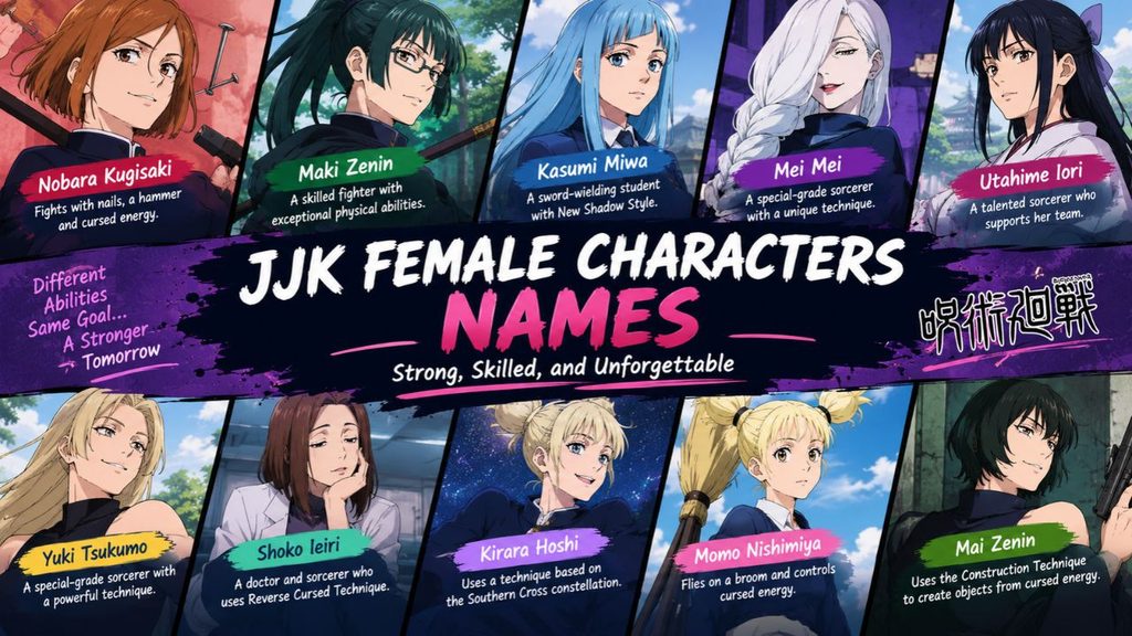 JJK Female Characters Names