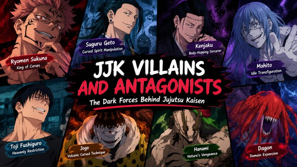 JJK Villains and Antagonists