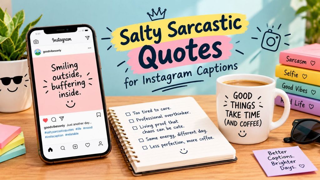 Salty Sarcastic Quotes for Instagram Captions