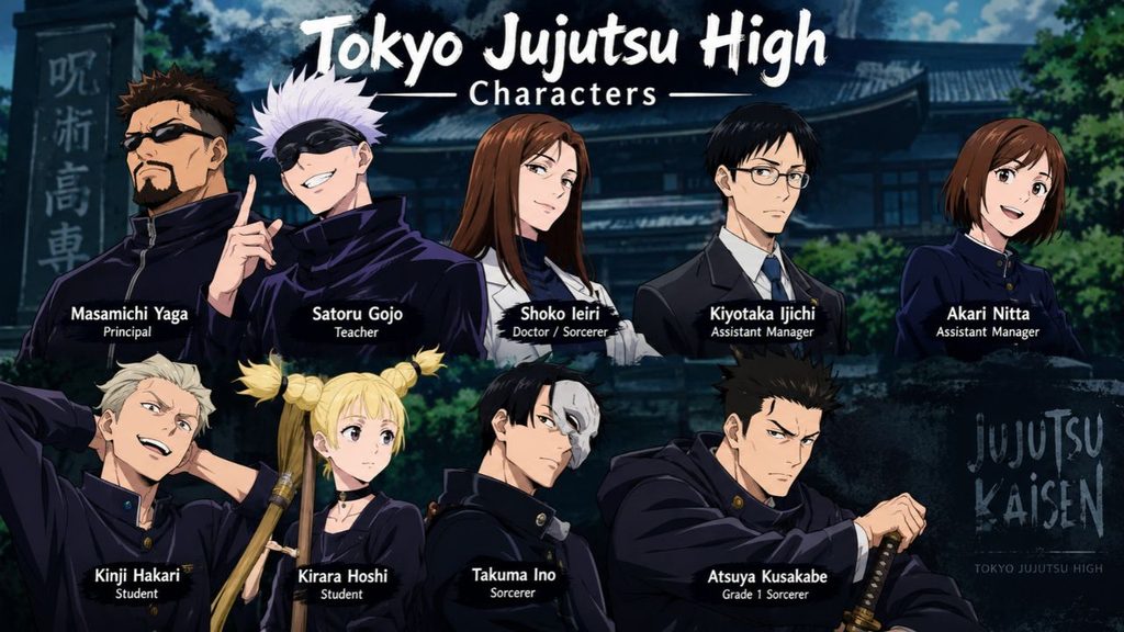 Tokyo Jujutsu High Characters
